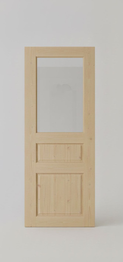 ДВЕРНОЙ БЛОК ВНУТРЕННИЙ МЕЖКОМНАТНЫЙ ОСТЕКЛЕННЫЙ РАМОЧНОЙ КОНСТРУКЦИИ