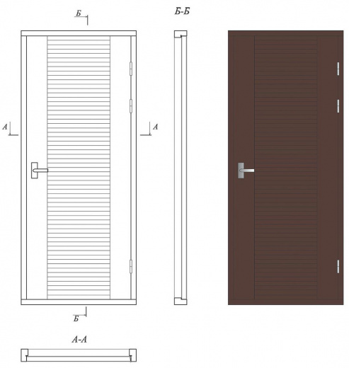 ДВЕРНОЙ БЛОК ВНУТРЕННИЙ ВХОДНОЙ В КВАРТИРУ