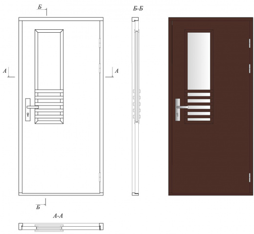 ДВЕРНОЙ БЛОК ВНУТРЕННИЙ ТАМБУРНЫЙ
