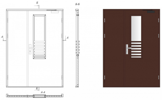 ДВЕРНОЙ БЛОК НАРУЖНЫЙ